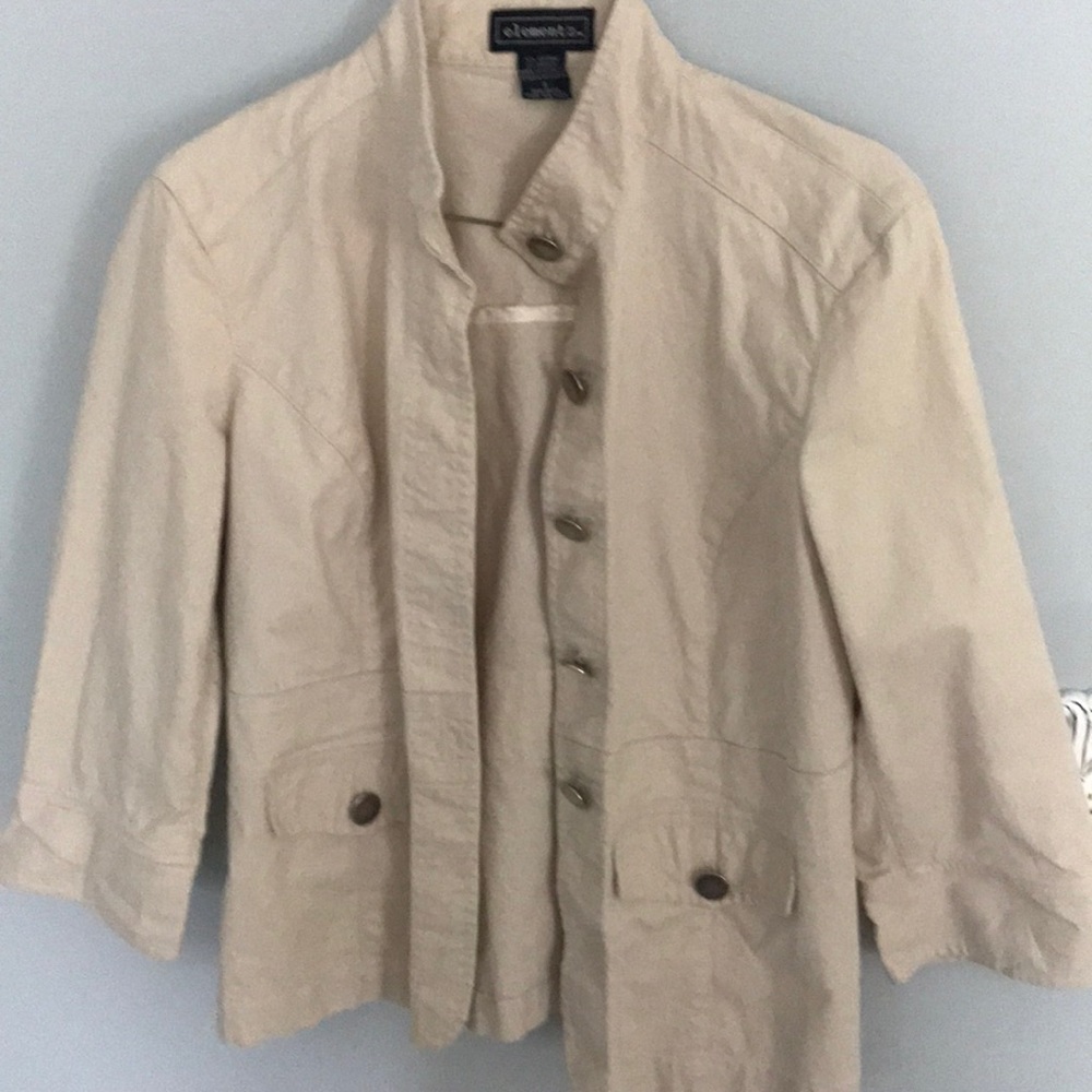 Cream colored jacket